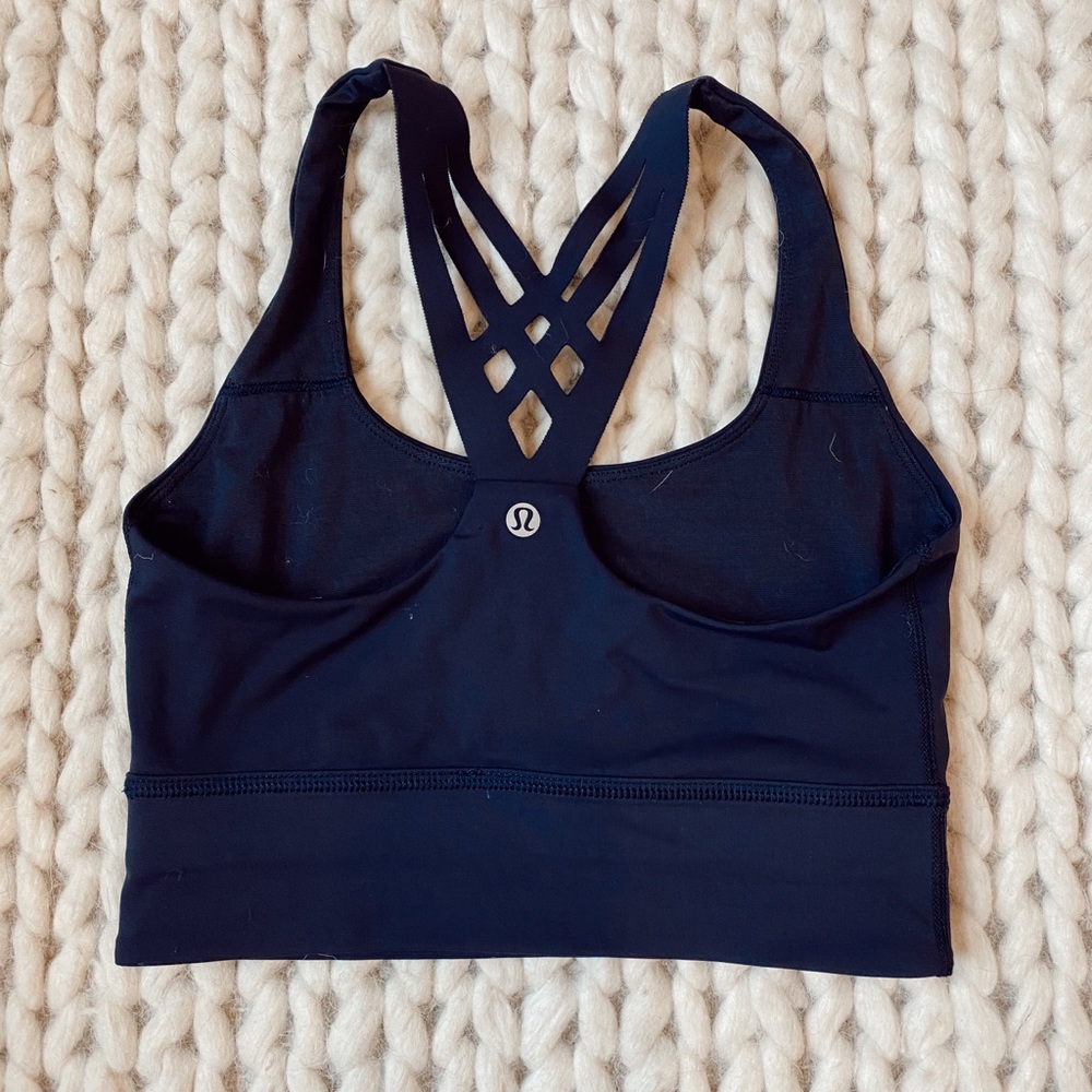 Lululemon Long Line Sports Bra Crop Top